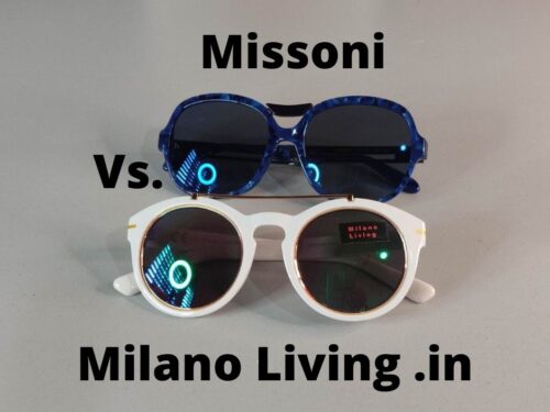 Occhiali da sole Missoni a confronto con MilanoLiving.in