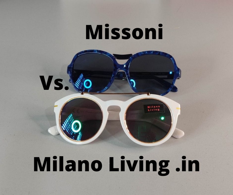Occhiali da sole Missoni a confronto con MilanoLiving.in