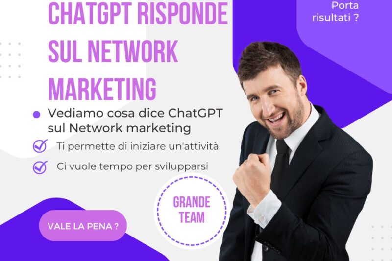 ChatGPT risponde sul network marketing
