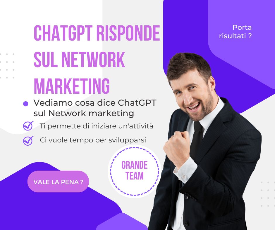 ChatGPT risponde sul network marketing